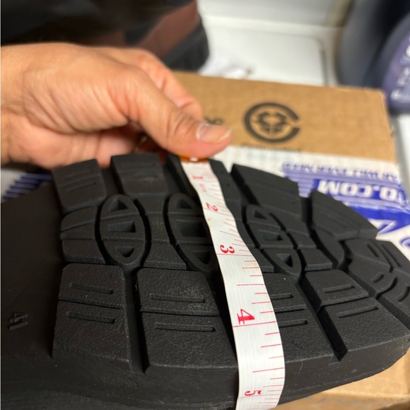 Womens Knee High Boots Thick Bottom Casual Wedding Hiking size 41/ 10.5 - Picture 13 of 14